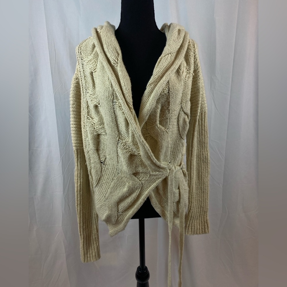 Apt. 9 Cream Knit Wrap Cardigan
